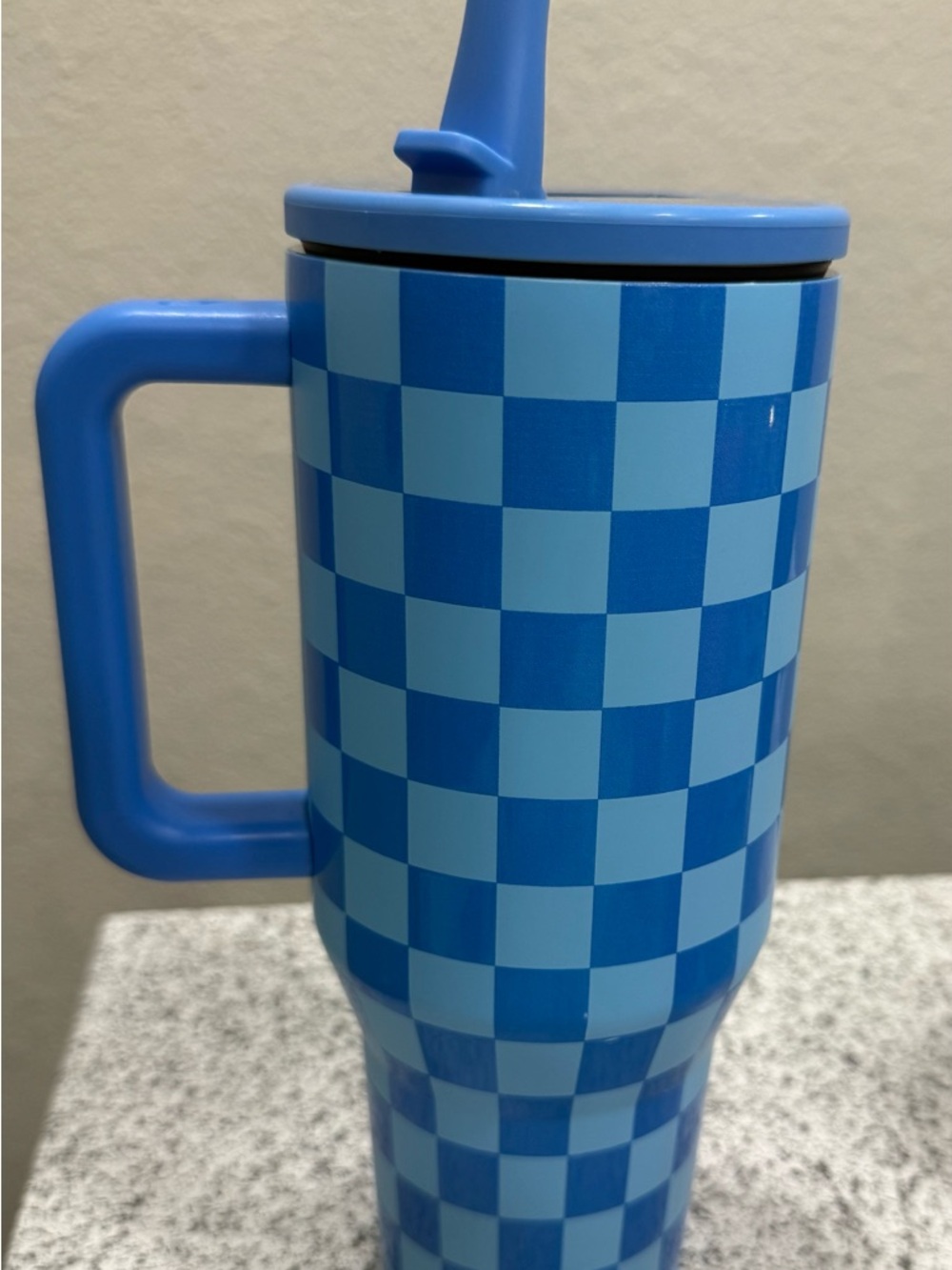 HydroJug COBALT CHECKERS 32oz Traveler